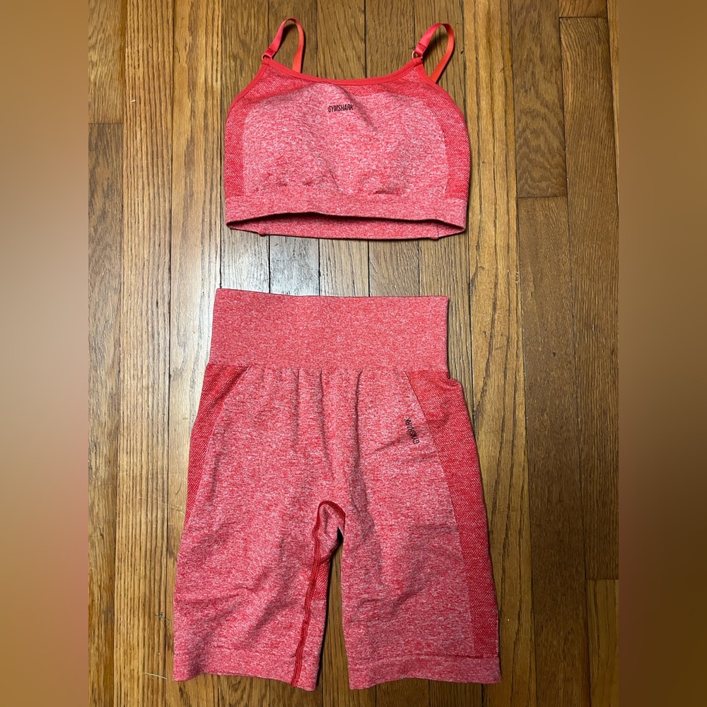 Gymshark Flex Set in Coral